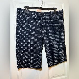 Levi Strauss Men’s NWT Navy White Polka Dot Chino Shorts Size 38 New